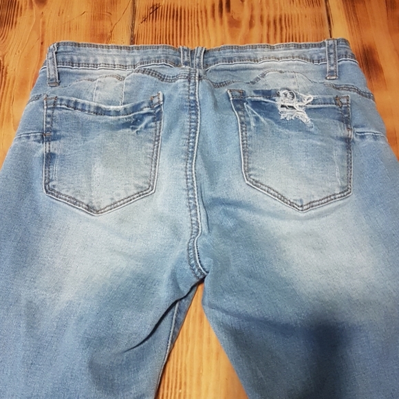 Distressed wax jeans - Picture 3 of 3
